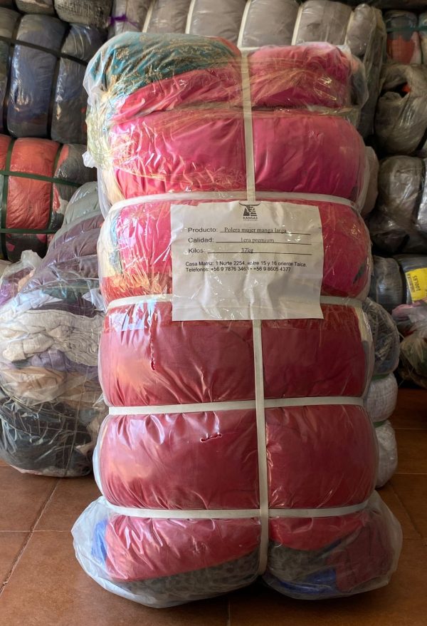 POLERA MUJER MANGA LARGA 1ERA PREM 37KG