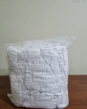 Paño mecánico blanco 1 kg en bolsa sellada de jersina blanca