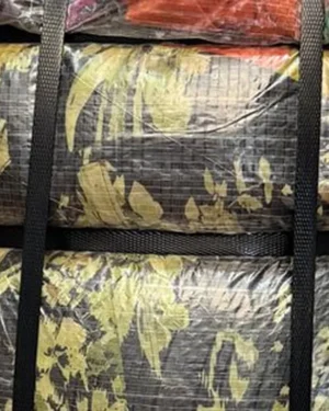 Detalle de la etiqueta - Fardo de blusas manga larga XL primera 40 kg - Importadora Kansas