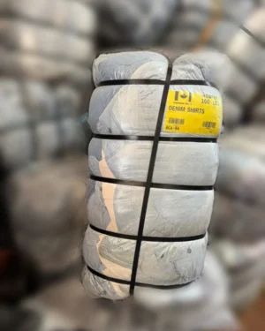 Fardo de camisas de jeans primera 45 kg - Importadora Kansas
