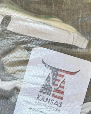 Detalle de la etiqueta - Fardo de shorts mixto de marca primera 100 unidades - Importadora Kansas