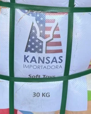 Etiqueta del fardo PELUCHE MEDIANO Y PEQUEÑO 30KG - Importadora Kansas
