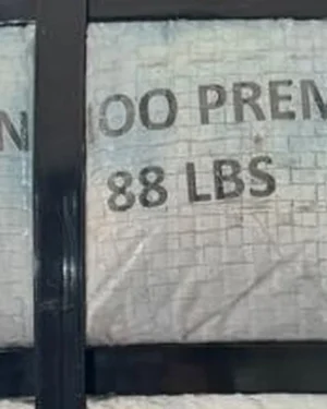 Etiqueta del fardo PONCHO 1ERA PREM 40KG - Importadora Kansas