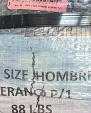 Etiqueta del fardo SURTIDO HOMBRE VERANO XL 1ERA 40KG