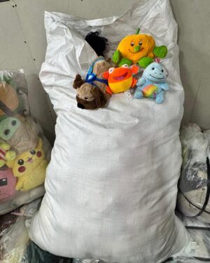 Saco de peluche pequeño y mediano 1era de 30 kg - Importadora Kansas